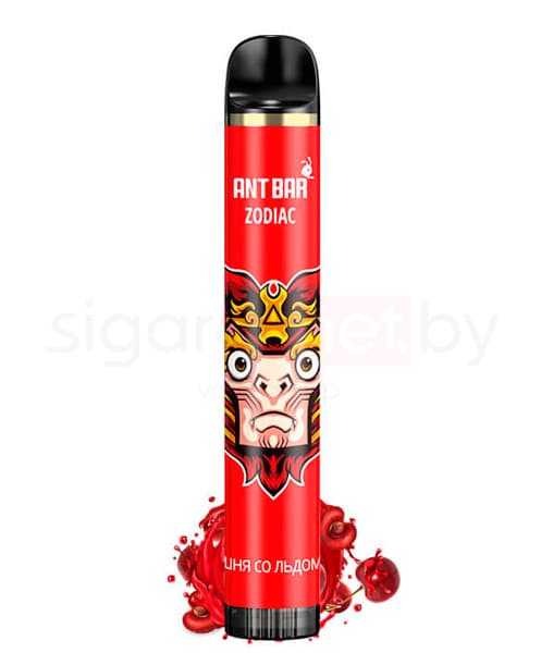Электронная система курения ( одноразовая ) Smoant Ant Bar Zodiac 1000 mAh - Cherry Ice ( Ледяная Вишня ) ( 5 мл. )