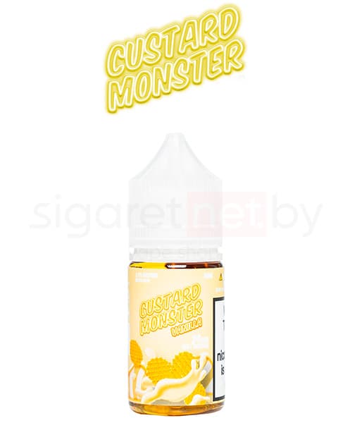 Жидкость Custard Monster SALT - Vanilla ( Ванильный Заварной Крем ) 30 мл ( 20 мг )