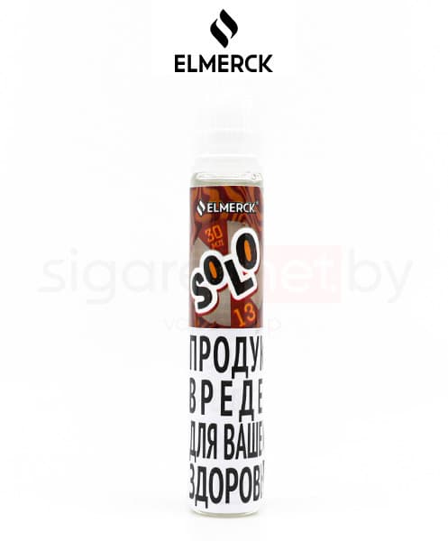 Жидкость ElMerck Solo №13 30 мл ( 6 мг ) ( Чай Эрл Грей )