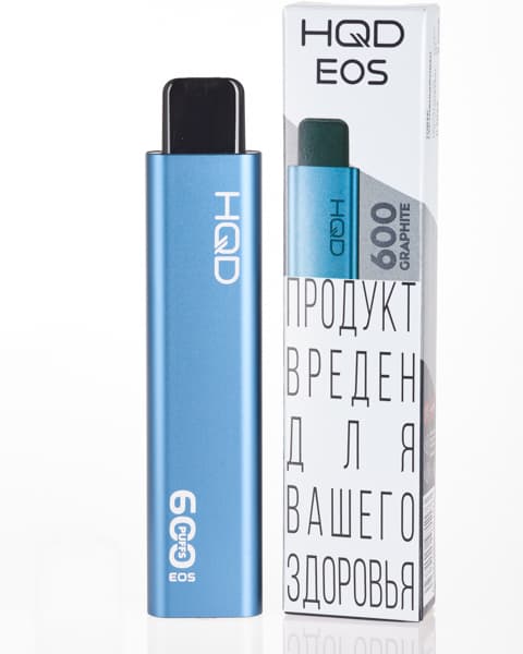 Одноразка HQD EOS 600 - 350 mAh - Черника Малина ( Graphite ) ( 2 мл. Крепость 17 ± 3 мг\ мл )