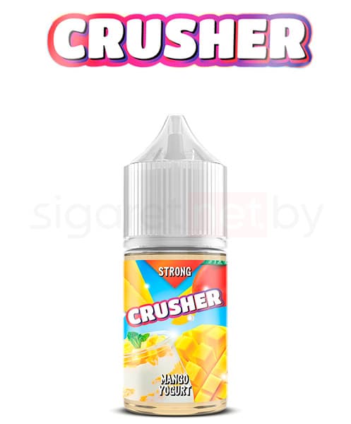 Жидкость Crusher SALT - Mango Yogurt ( Нежный Фруктовый Манговый Йогурт ) 30 мл ( 20 мг ) STRONG