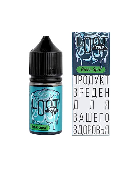 Спрайт Огурец – Жидкость LOOT (COLD) Green Sprit 25 мл ( 17 ± 3 мг )