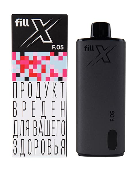 Одноразка fill X - 650 mAh - Ледяная Вишня ( F05 ) ( 10 мл. Крепость 17 ± 3 мг\ мл )
