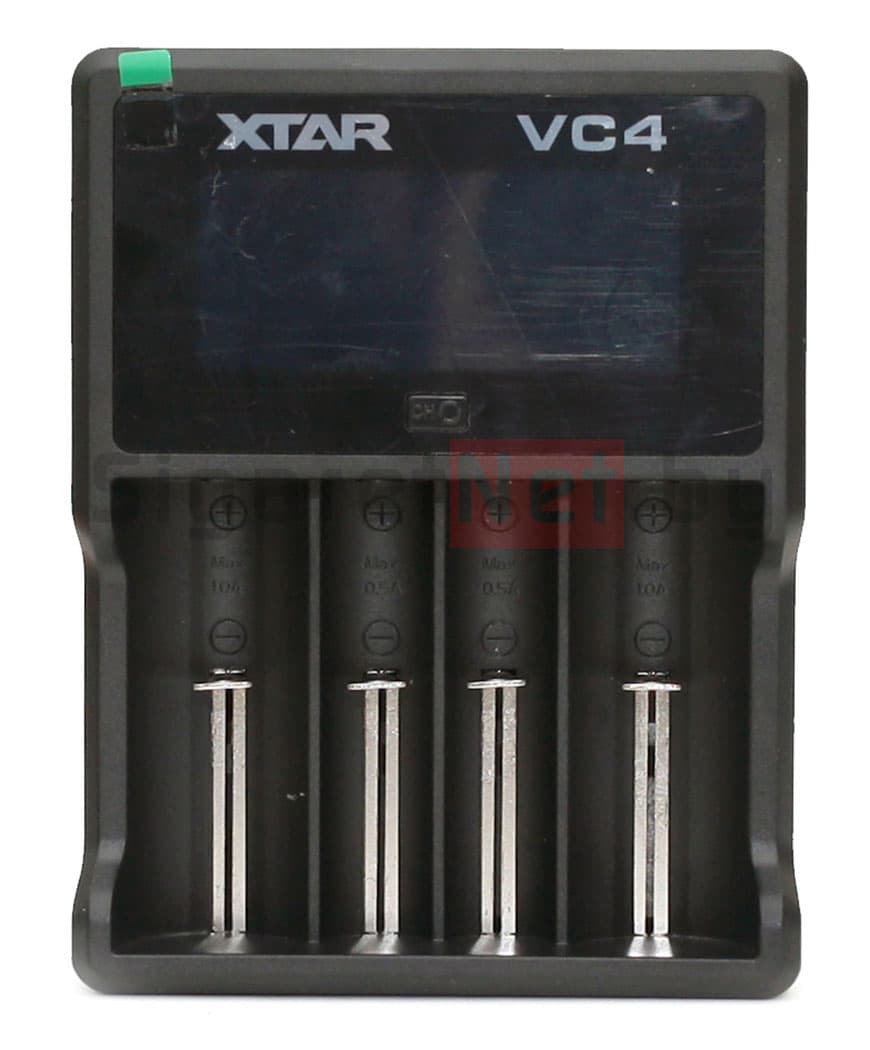 Зарядное устройство Xtar VC4 ( с USB кабелем и LCD-дисплей ) ( макс. зарядка 1А )
