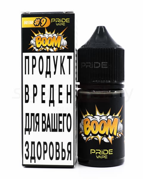 Жидкость BOOM #9 30 мл ( 17 ± 3 мг ) ( Ледяной Банан )