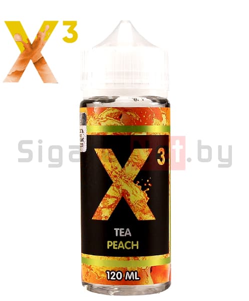 X-3 Tea - Peach, 120 мл (3 мг)