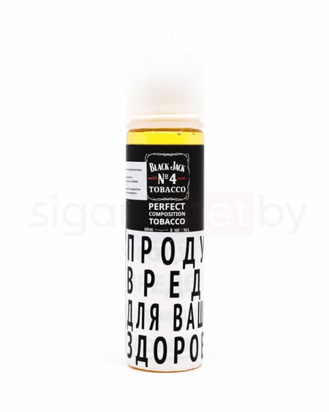 Жидкость BLACK JACK №4 60 мл ( 3 мг ) ( Классический Табак )