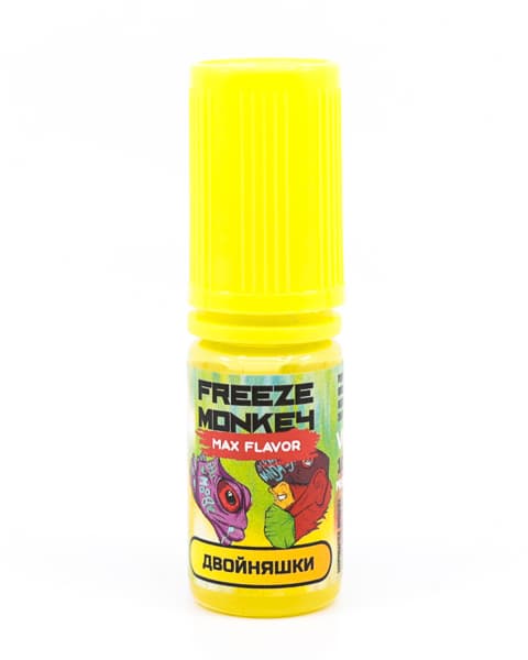 Жидкость Freeze Monkey MAX FLAVOR SALT - Двойняшки 10 мл ( 15 ± 3 мг ) ( Яблоко Груша )
