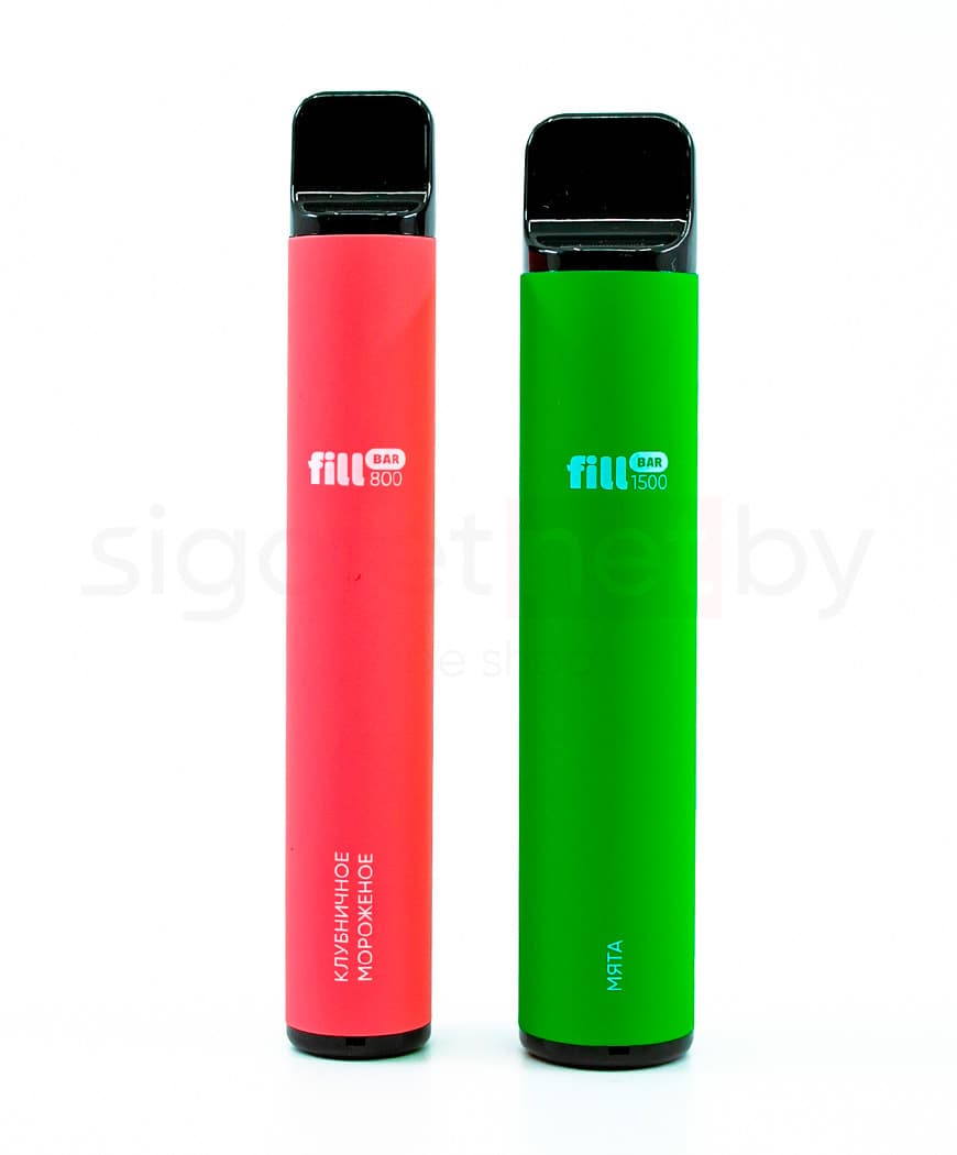 Электронная система курения ( одноразовая ) Fill Bar 800 - 550 mAh - Ледяной Банан ( 3,2 мл. Крепость 50 мг\ мл )