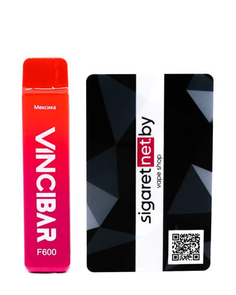 Электронная система курения ( одноразовая ) Vinci Bar F600 - 400 mAh - Клубника Киви ( Мексика ) ( 2 мл. Крепость 17 ± 3 мг\ мл )