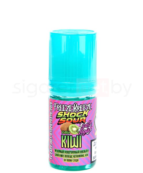 Жидкость Freeze Breeze Shock Sour SALT - Kiwi Ice 30 мл ( 50 мг )