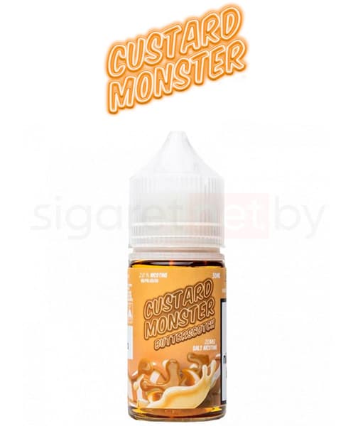 Жидкость Custard Monster SALT - Butterscotch ( Ирис и Заварной Крем ) 30 мл ( 20 мг )