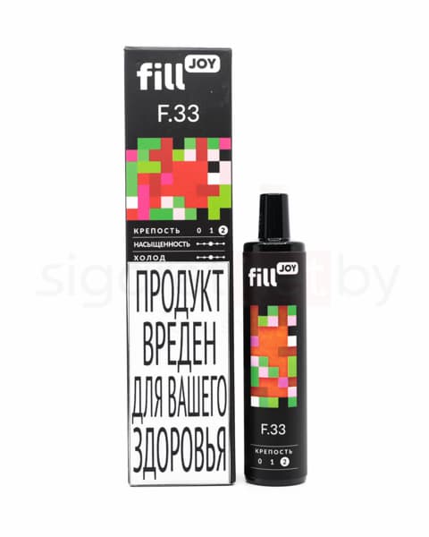 Электронная система курения ( одноразовая ) fill JOY 500 - 400 mAh - Клубника Киви ( F33 ) ( 2 мл. Крепость 17 ± 3 мг\ мл )