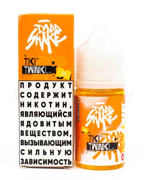 Жидкость INDO SHAKE SALT - Tiki Twinkl 30 мл ( 17 ± 3 мг ) ( Милкшейк с Манго и Персиком )