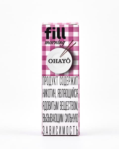 Жидкость fill morning - Ohayo 10 мл ( 17 ± 3 мг ) ( Ягодный Крем )