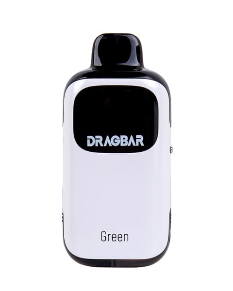 Комплект электронной системы курения ( одноразовая ) DRAGBAR 6000 - 650 mAh - Гавайская Мята ( Green ) ( 2 + 10 мл. Крепость 17 ± 3 мг\ мл )