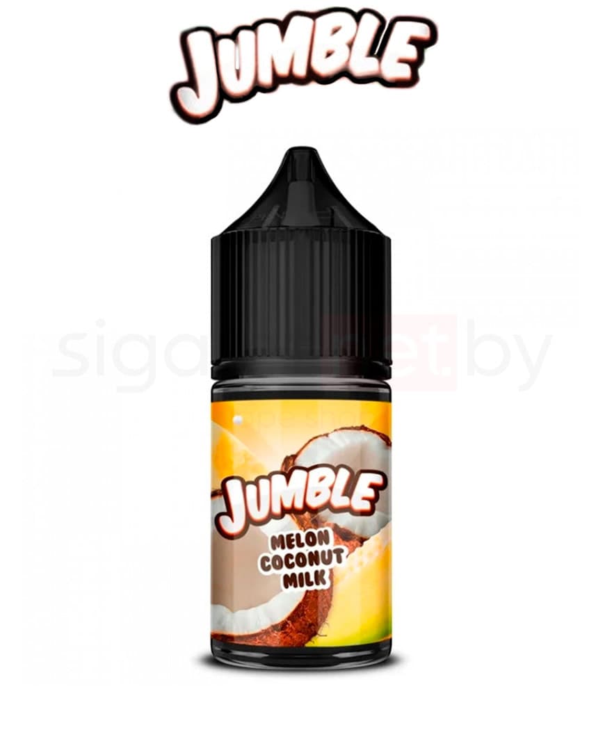 Жидкость Jumble SALT - Melon Coconut Milk ( Кокосовое Молоко и Сладкая Спелая Дыня ) 30 мл ( 20 мг )