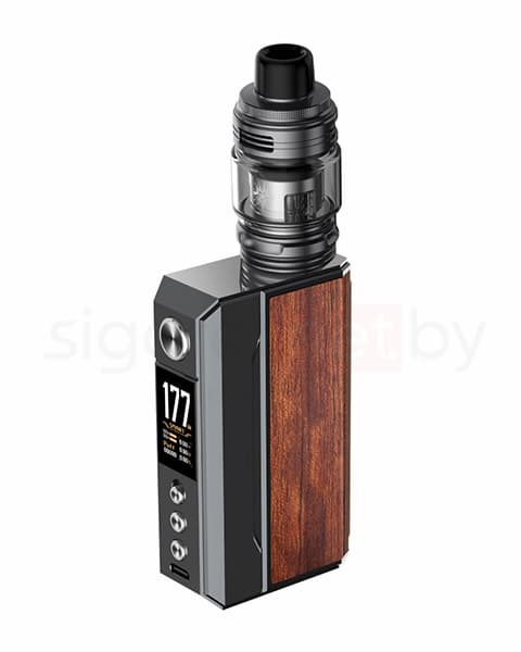 Мод VOOPOO DRAG 4 177W TC с Uforce L Tank 4 мл ( Черно - Красный ) Gun Metal Rosewood