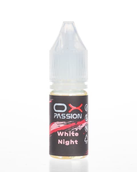 Жидкость OX Passion - White Night 10 мл ( 17 ± 3 мг ) ( Белый Персик Малина )