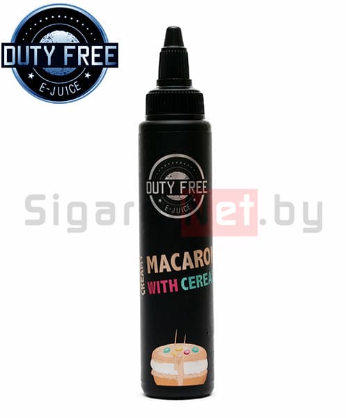 Duty Free Black - Creamy Macaron With Cereals, (3 мг), 70 мл