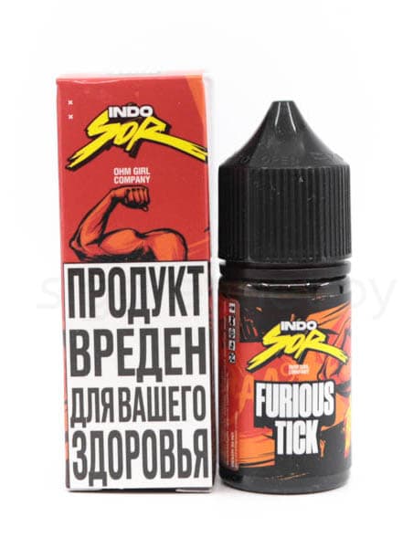 Жидкость INDO SOR SALT - Furious Tick 30 мл  ( 12 ± 2 мг ) ( Манго Мандарин )