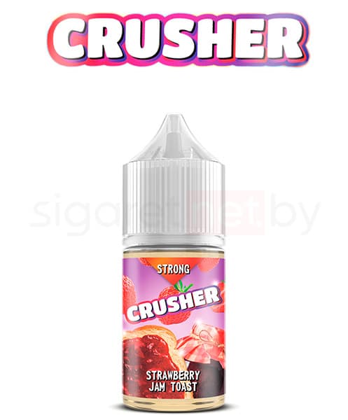 Жидкость Crusher SALT - Strawberry Jam Toast ( Клубничный Джем на Хрустящем Тосте ) 30 мл ( 20 мг ) STRONG