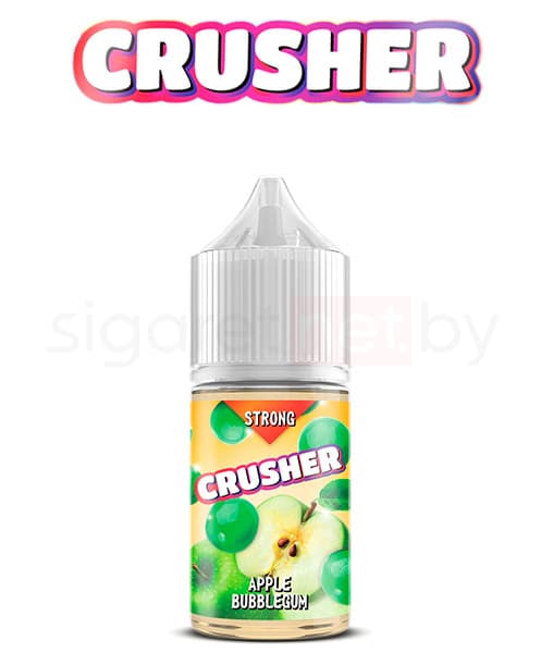 Жидкость Crusher SALT - Apple Bubblegum ( Ультрасочная Яблочная Жвачка ) 30 мл ( 20 мг ) STRONG