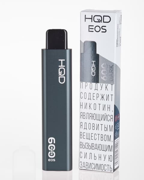 Одноразка HQD EOS 600 - 350 mAh - Черника ( Dark ) ( 2 мл. Крепость 17 ± 3 мг\ мл )