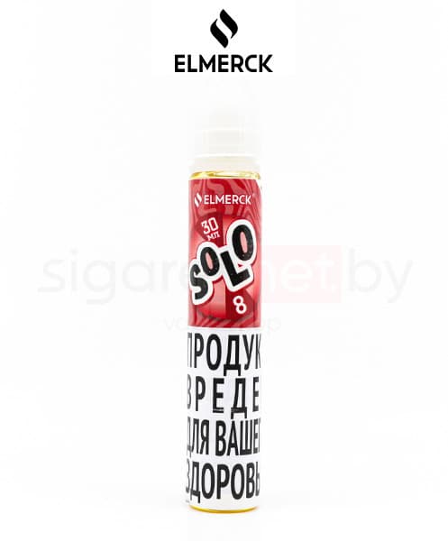 Жидкость ElMerck Solo №8 30 мл ( 6 мг ) ( Малина )