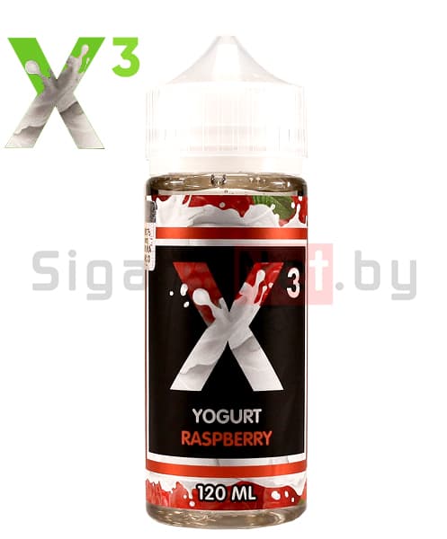 X-3 Yoghurt - Raspberry, 120 мл (3 мг)