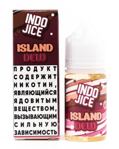 Жидкость INDO JICE SALT - Island Dew 30 мл ( 17 ± 3 мг ) ( Кокос Клюква )