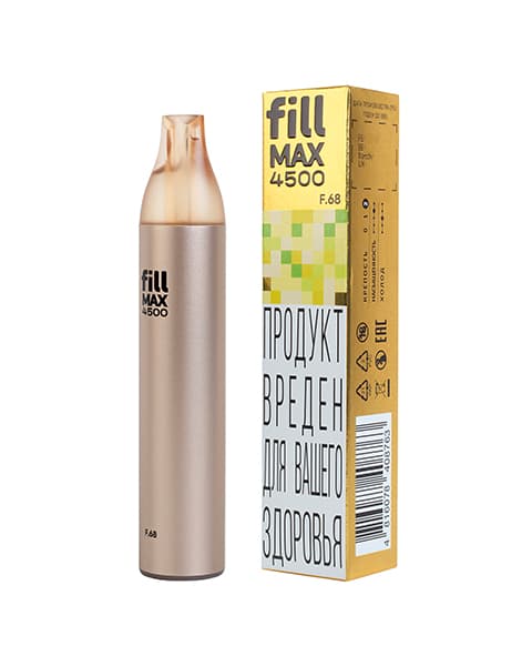Одноразка fill MAX 4500 - Помело ( F68 ) ( 4.4 мл. Крепость 17 ± 3 мг\ мл )