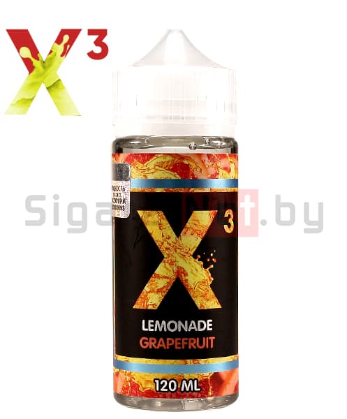 X-3 Lemonade - Grapefruit, 120 мл (3 мг)