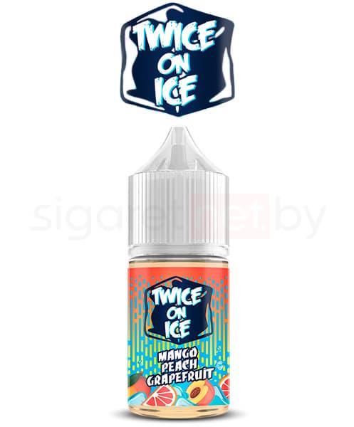 Жидкость Twice On Ice - Mango Peach Grapefruit ( Ледяное Торнадо из Манго, Персика и Грейпфрута ) 30 мл ( 20 мг )