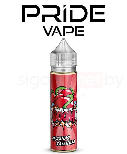 Жидкость BOOM - Ледяная Клубника 60 мл ( 19 мг )