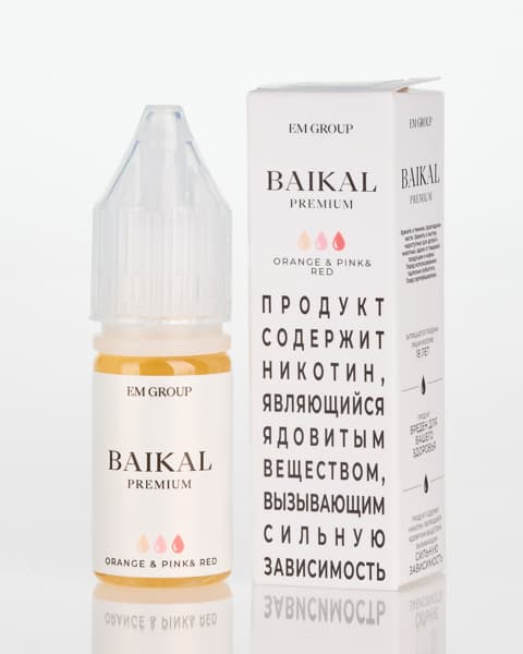 Жидкость BAIKAL - Orange Pink Red 10 мл ( 17 ± 3 мг ) ( Роза Личи Манго Маракуйя )
