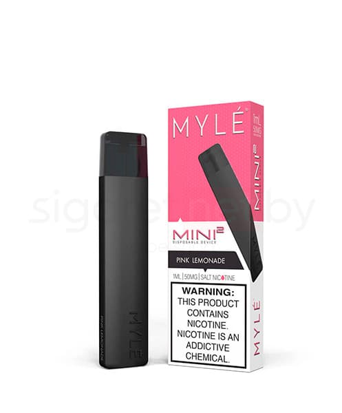 Одноразовая электронная сигарета MYLE Mini 2 ( Лимонад ) крепость 50 мг. ( ~240 затяжек приблизительно )