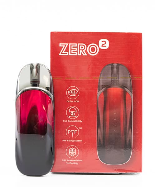 Вейп Vaporesso Zero 2 Mesh Pod 800 mAh - 3 мл. ( Черно Зеленый )