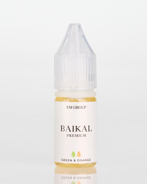 Жидкость BAIKAL - Green Orange 10 мл ( 17 ± 3 мг ) ( Морковь Груша )