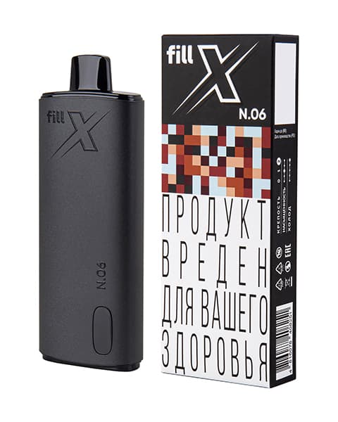 Одноразка fill X - 650 mAh - Кола со Льдом ( N06 ) ( 10 мл. Крепость 17 ± 3 мг\ мл )