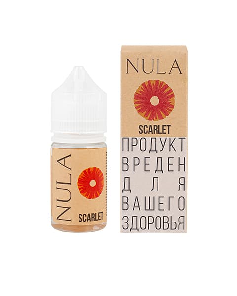 Жидкость NULA - Scarlet ( Ягоды и Грейпфрут ) 25 мл ( 0 мг ) РБ