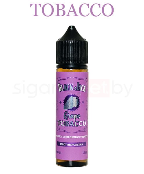 Жидкость BLACK JACK "GRAPE TOBACCO" 60 мл ( 18 мг )
