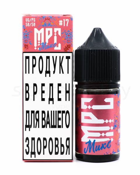 Жидкость МРС Микс #17 - Карельский 30 мл ( 17 ± 3 мг ) ( Морс из Клюквы, Брусники и Черники )