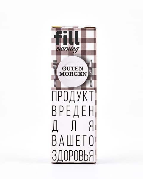 Жидкость fill morning - Guten Morgen 10 мл ( 17 ± 3 мг ) ( Шоколадное Кремовое Печенье )
