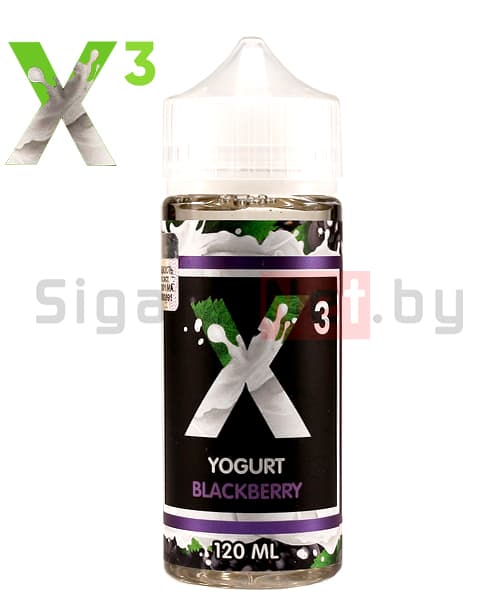 X-3 Yoghurt - Blackberry, 120 мл (3 мг)