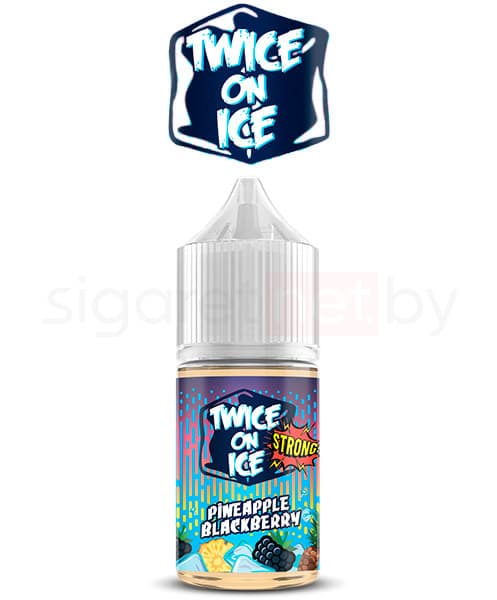 Жидкость Twice On Ice - Pineapple Blackberry ( Ананасово-Ежевичный Микс со Льдом ) 30 мл ( 20 мг ) STRONG