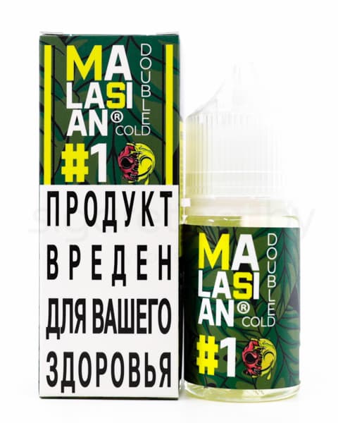 Жидкость Malasian Double Cold #1 30 мл ( 17 ± 3 мг ) ( Ледяное Яблоко с Киви )