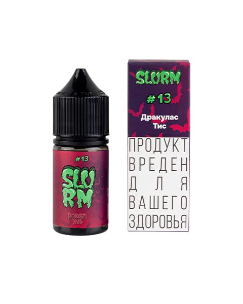 Жидкость SLURM - #13 Dracula's Teeth 25 мл ( 15 ± 3 мг ) ( Мармелад с Земляникой )