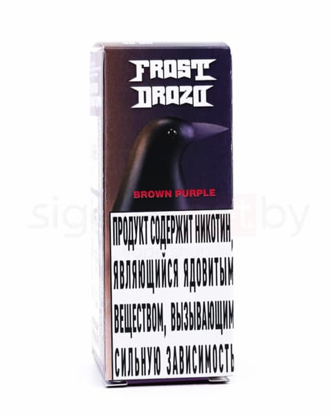 Жидкость Frost Drozd SALT - Brown Purple 30 мл ( 15 ± 3 мг ) ( Киви Виноград )