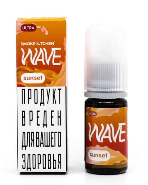 Жидкость SK WAVE SALT - Sunset 10 мл ( 17 ± 3 мг ULTRA ) ( Апельсин с Персиком и Гранатом )